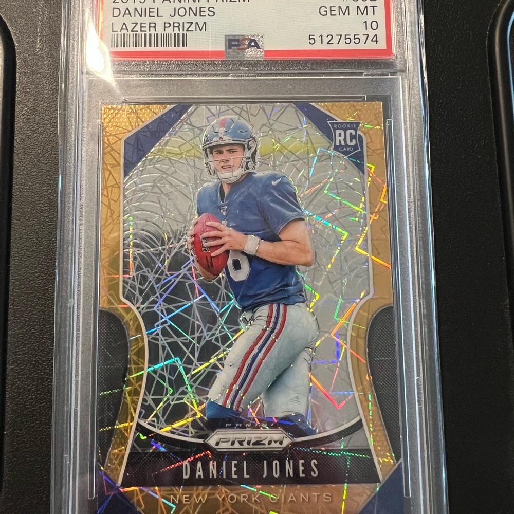 2019 Daniel Jones Rookie Card - Lazer Prizm